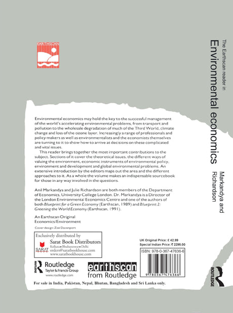 The Earthscan Reader in Environmental Economics - Retail Maharaj
