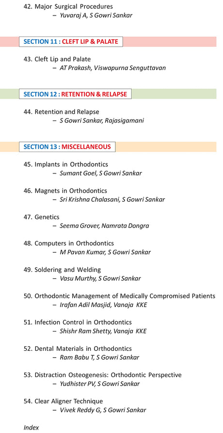 Textbook of Orthodontics (2nd Edition) [paperback] S Gowri Sankar,P S Viswapurna,Venkata Ramana Vannala [Jan 01, 2021]… - Retail Maharaj