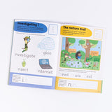 First Reading and Writing: A Learn With Ladybird 4 in 1 Activity Book - Pen Control, Letters, First Words and First Phonics - Practice Skills for School (3-5 Years)