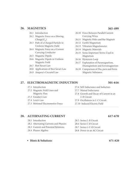 Understanding Physics JEE Main and Advanced Electricity and Magnetism 2023-24 - Retail Maharaj