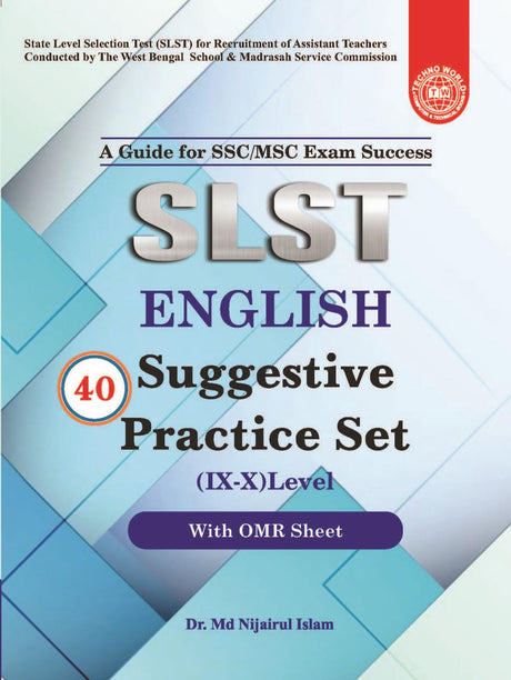SLST English Practice Set with MCQ & OMR Sheet (IX-X) Level 2025 - Retail Maharaj