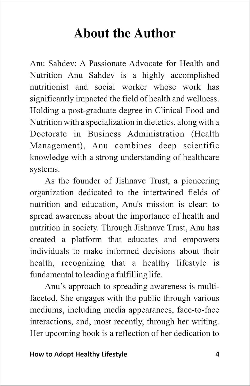 How to adopt healthy lifestyle