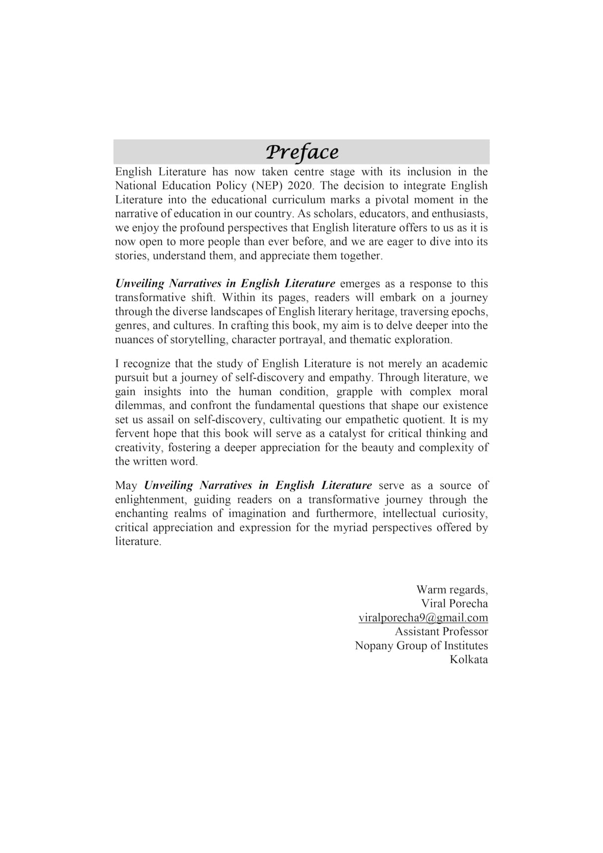 English Literature Se-2/Viral Porecha - Retail Maharaj
