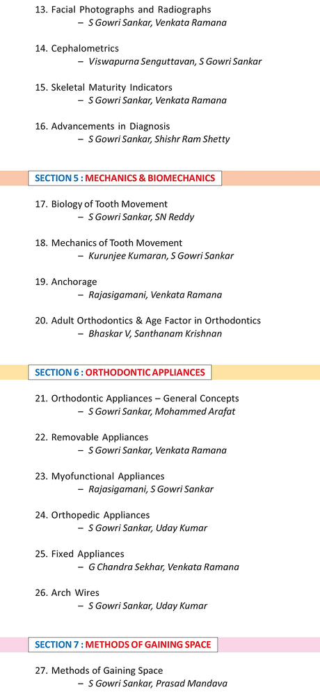Textbook of Orthodontics (2nd Edition) [paperback] S Gowri Sankar,P S Viswapurna,Venkata Ramana Vannala [Jan 01, 2021]… - Retail Maharaj