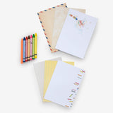 Bring the Crayons Home: A Box of Crayons, Letter-Writing Paper, and Envelopes