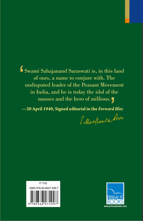Primus Books-Selected Works of Swami Sahajanand Saraswati: What Should Peasants Do? -Vol II - Retail Maharaj