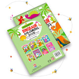 Hello Friend Books Little Artist Dinosaur Colouring Book: Jumbo Copy Colouring - Practice Drawing, Painting and Colouring with Reference for Kids - Retail Maharaj