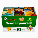Ladybird Read It Yourself Tuck Box Level 2: 10 Books Box Set (Beauty and the Beast, Chicken Licken, The Gingerbread Man, Little Red Riding Hood, Rumpelstiltskin, Sleeping Beauty and More) - Retail Maharaj