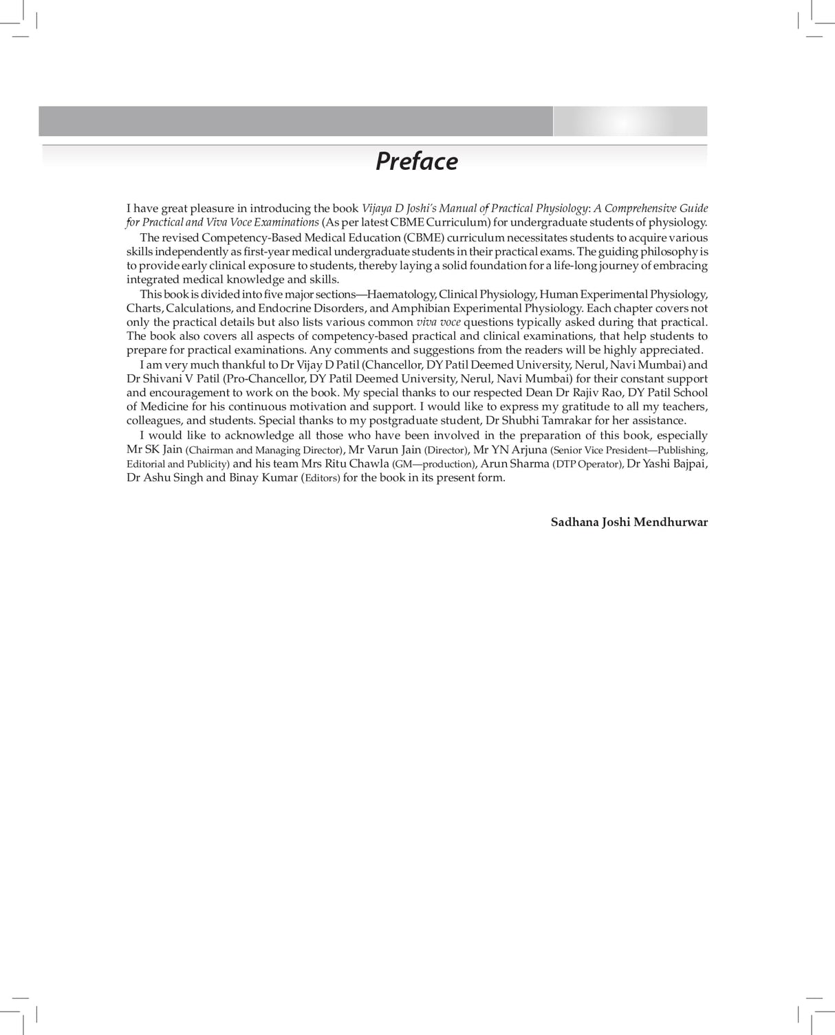 Vijaya D Joshi’s "Manual of Practical Physiology" A Comprehensive Guide for Practical and Viva Voce Examinations - 2025