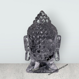 Buddha Head Statue - 6.5 x 3.5 Inches | Sphatik Buddha Face Idol / Head Of Buddha Statue for Home Decor