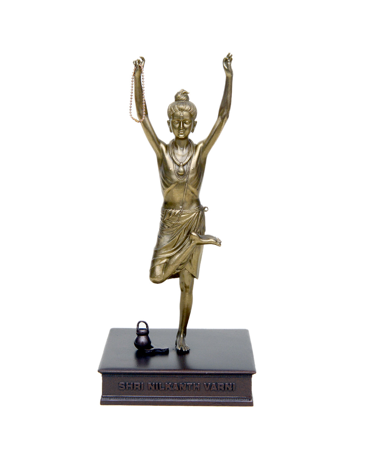 Shri Nilkanth Varni Tapomurti - 6" Metal Murti