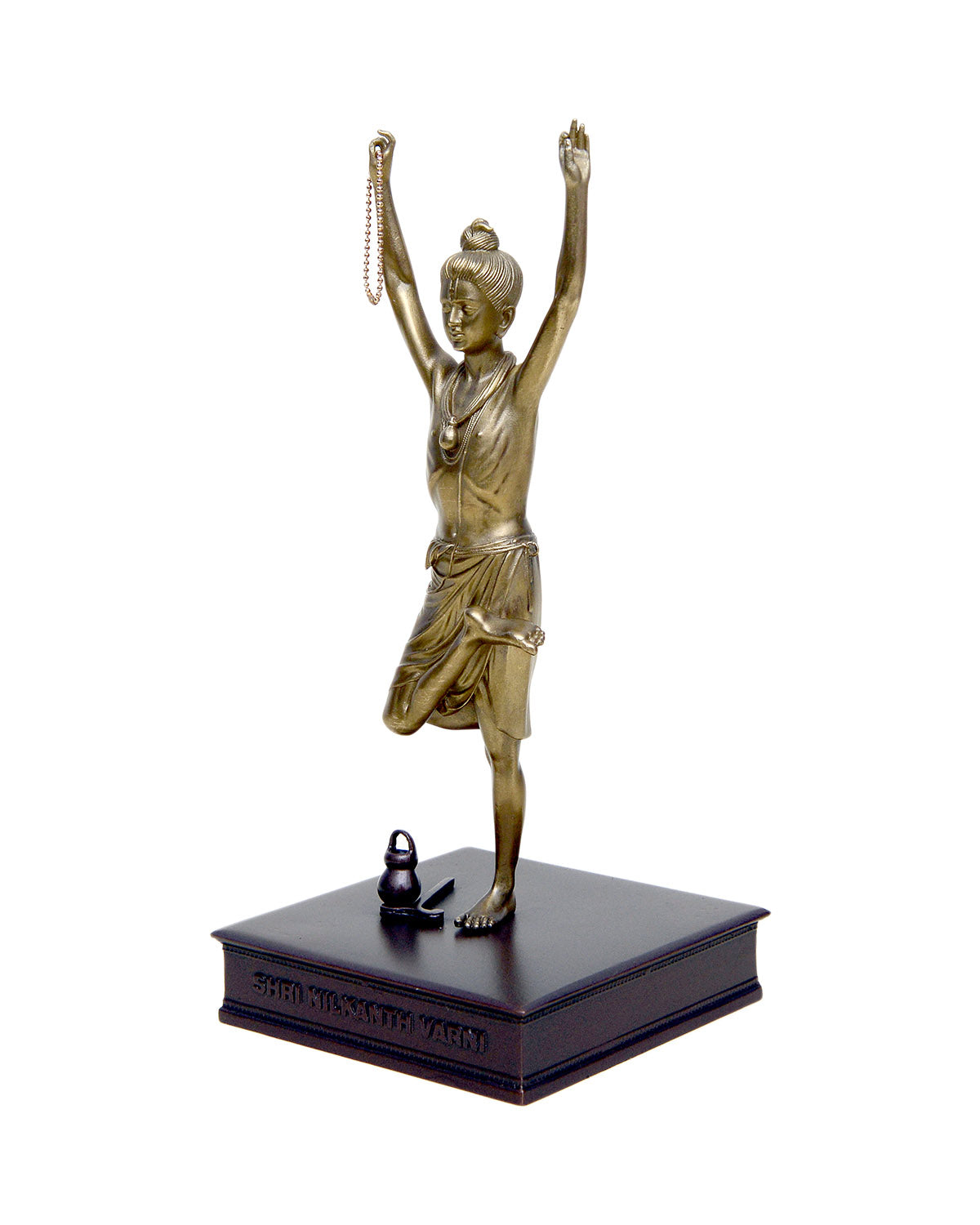 Shri Nilkanth Varni Tapomurti - 6" Metal Murti