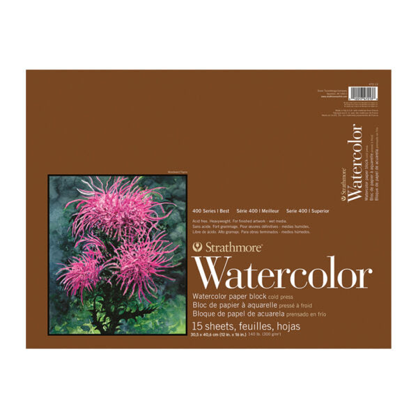 Strathmore 400 Series Watercolor Paper Pads Cold Press Professional Sheets