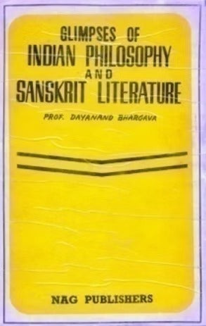 GLIMPSES OF INDIAN PHILOSOPHY AND SANSKRIT LITERATURE - Retail Maharaj