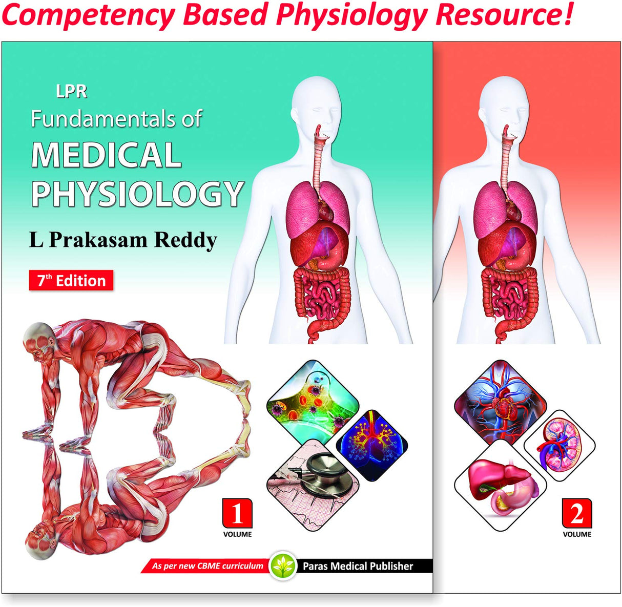 LPR Fundamentals of Medical Physiology (2 Vols) 7th Edition 2021 [paperback] L Prakasam Reddy [Jan 01, 2020]…