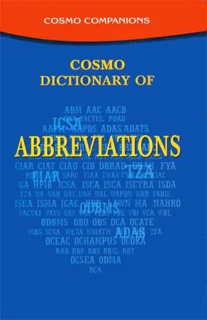 Cosmo Dictionary of Abbreviations - Retail Maharaj