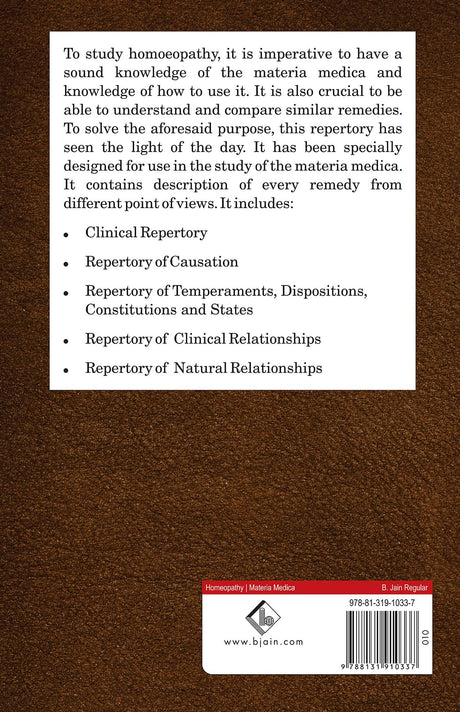 A Clinical Repertory to the Dictionary of Materia Madica - Retail Maharaj