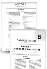 Educart CBSE Class 10 ENGLISH LANGUAGE and LITERATURE Sample Papers 2023 (With Exclusive Topper Answers and Marks breakdown 2022-23) - Retail Maharaj