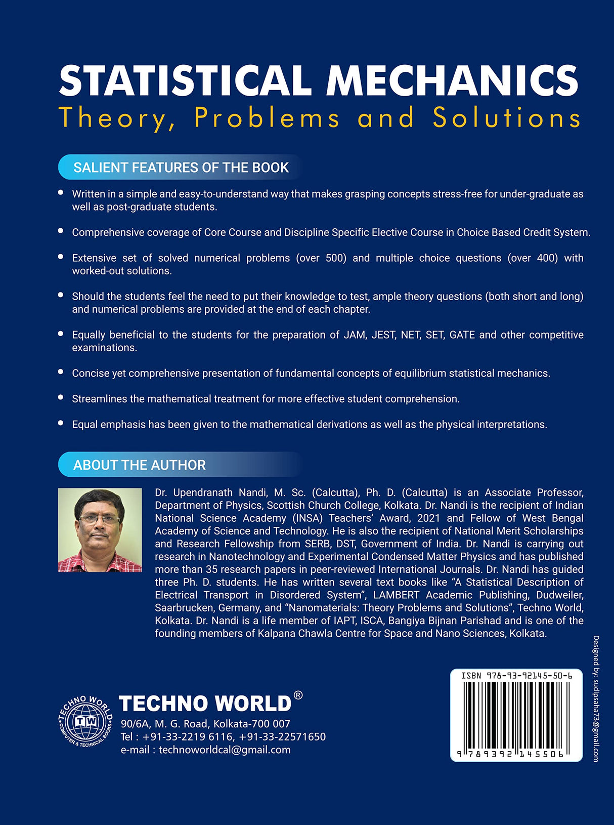 Statistical Mechanics -Theory,Problems and Solutions - Retail Maharaj