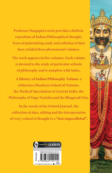 A History of Indian Philosophy (Volume 2) - Retail Maharaj