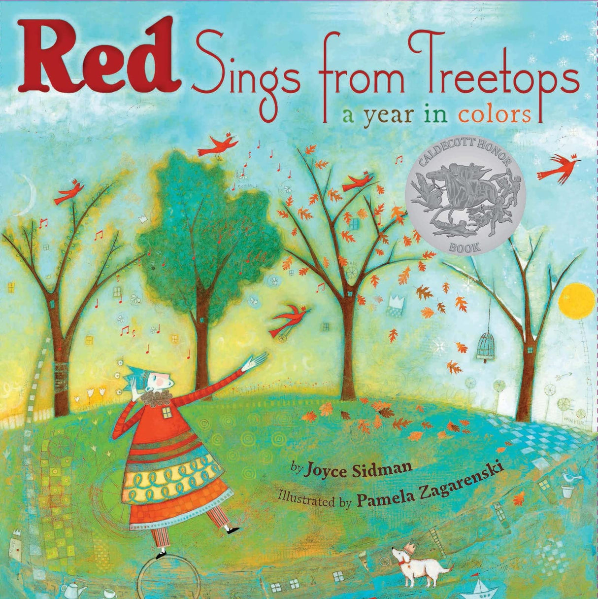 RED SINGS FROM TREETOPS