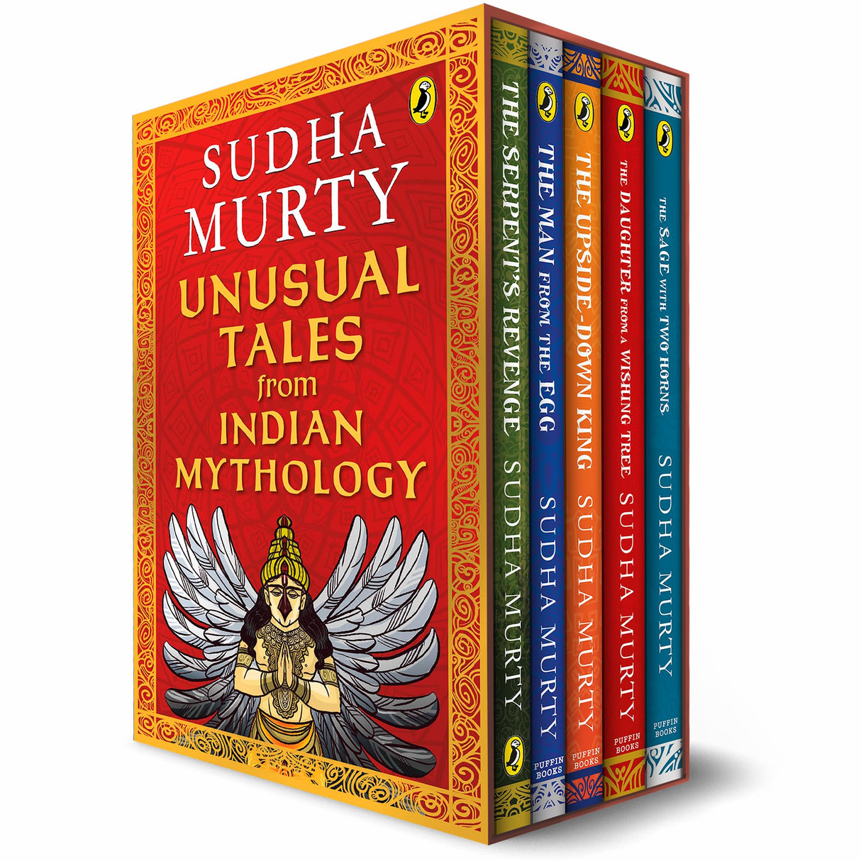 Unusual Tales from Indian Mythology | Sudha Murty’s Bestselling Series | Set of 5 Books | Stories from Mahabharata, Ramayana, & Mythical Characters | Ages 9+ - Retail Maharaj