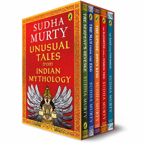 Unusual Tales from Indian Mythology | Sudha Murty’s Bestselling Series | Set of 5 Books | Stories from Mahabharata, Ramayana, & Mythical Characters | Ages 9+ - Retail Maharaj