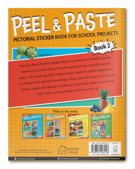 Peel & Paste - Pictorial Sticker Book For School Projects - Book 2 - Retail Maharaj