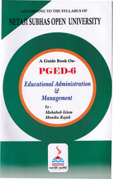 NSOU A Guide BOOK ON- PGED -6 Educational Administration & Management - Retail Maharaj
