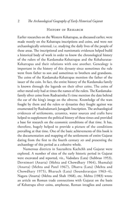 The Archaeological Geography of Early Historical Gujarat - Retail Maharaj