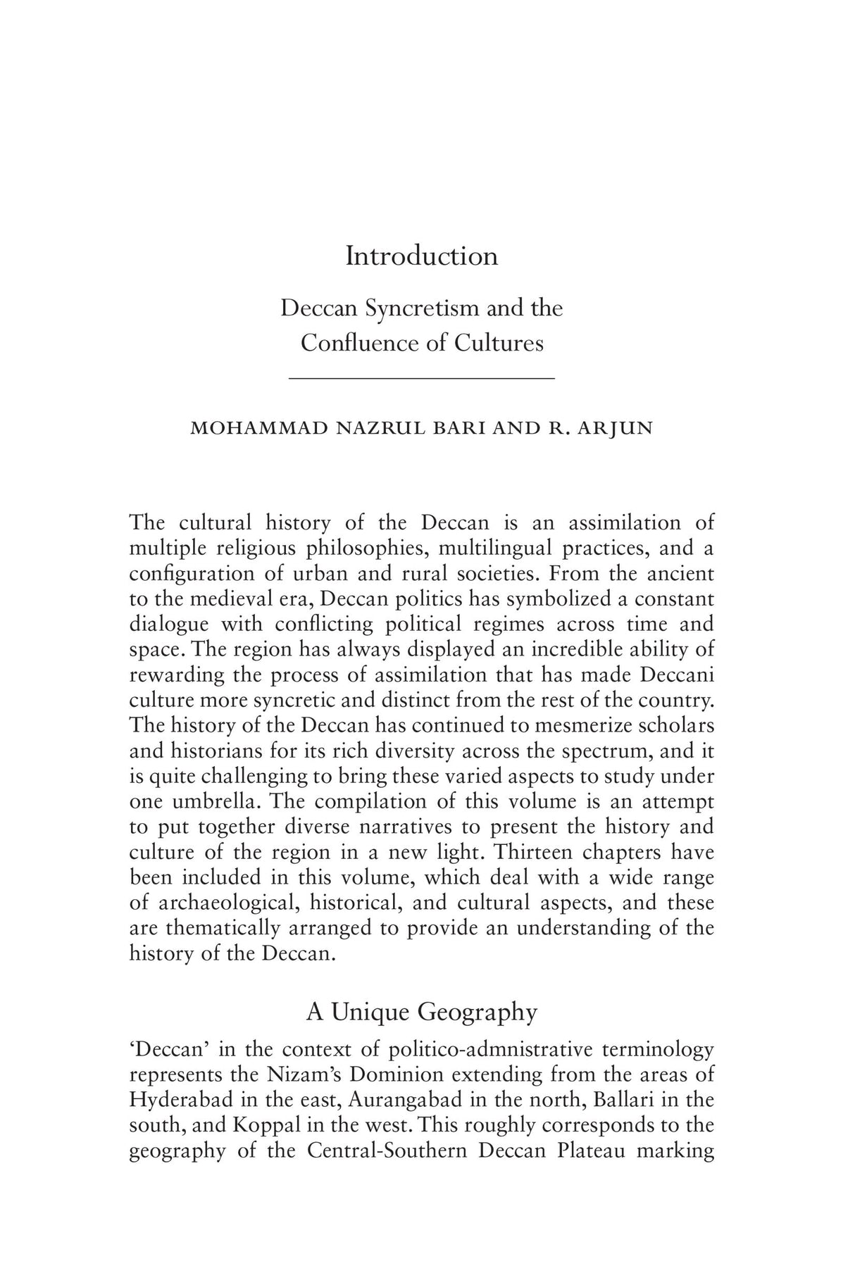 Emperors, Saints and People: Revisiting Deccan History