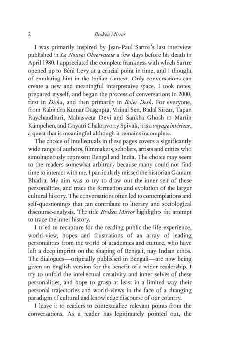 Primus Books - Broken Mirror: Conversations with Artists and Thinkers - Retail Maharaj