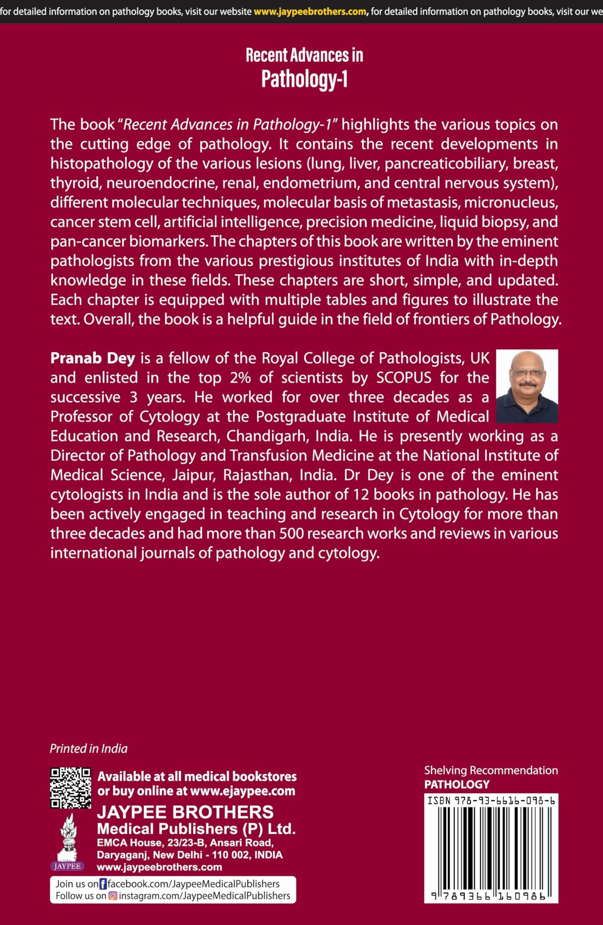 RECENT ADVANCES IN PATHOLOGY-1