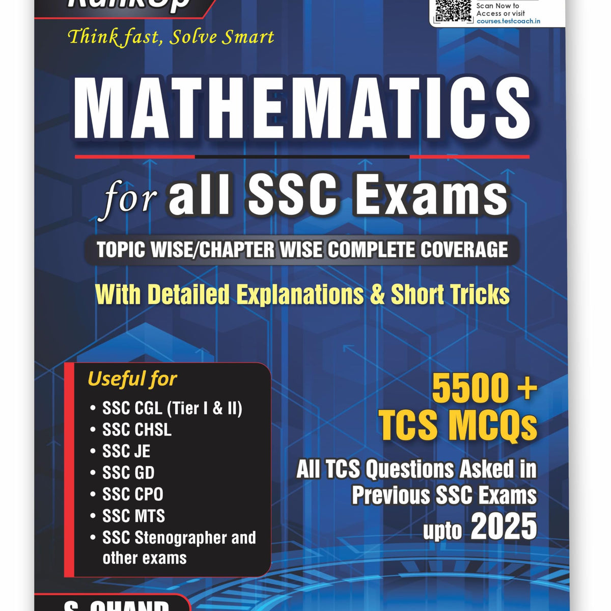 RankUp Mathematics for all SSC Examinations Book 2025 - 2026 (in Engli