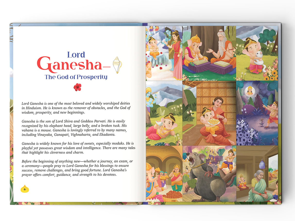 Ganesha Stories: 10 Illustrated Stories of Lord Ganesha for Children I Hindu Mythology | Indian Gods and Goddesses | Bedtime Storybook | Indian ... I Ages 5+ I [SELECT Early Learning Series] - Retail Maharaj