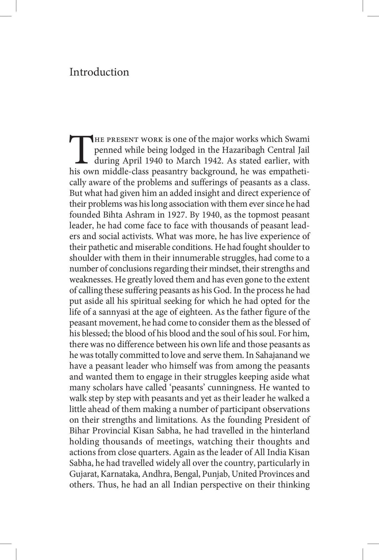 Primus Books-Selected Works of Swami Sahajanand Saraswati: What Should Peasants Do? -Vol II - Retail Maharaj