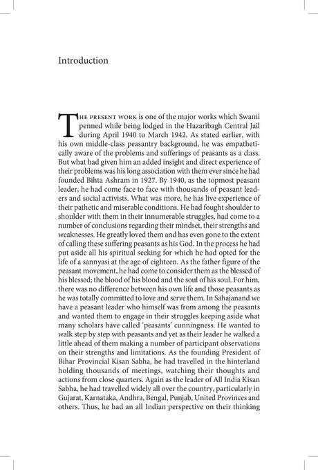 Primus Books-Selected Works of Swami Sahajanand Saraswati: What Should Peasants Do? -Vol II - Retail Maharaj