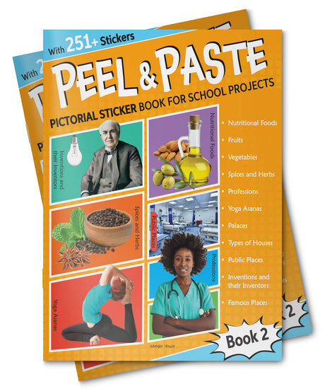 Peel & Paste - Pictorial Sticker Book For School Projects - Book 2 - Retail Maharaj