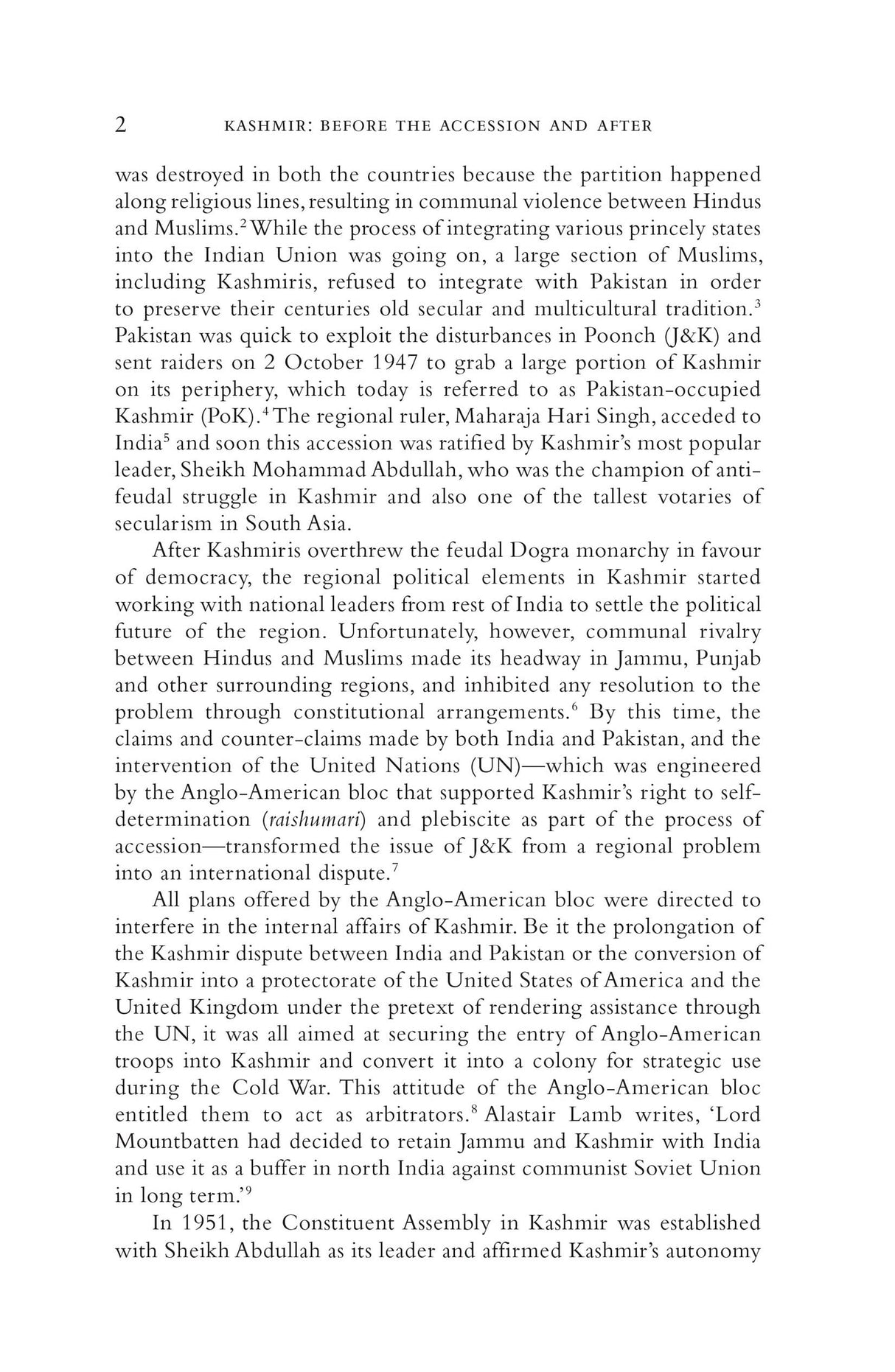 Kashmir: Before the Accession and After - Retail Maharaj