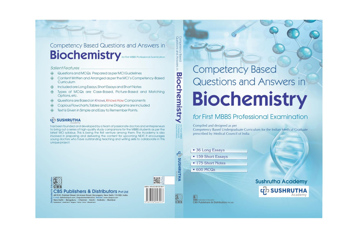 COMPETENCY BASED QUESTIONS AND ANSWERS IN BIOCHEMISTRY FOR FIRST MBBS PROFESSIONAL EXAMINATION (PB 2021)