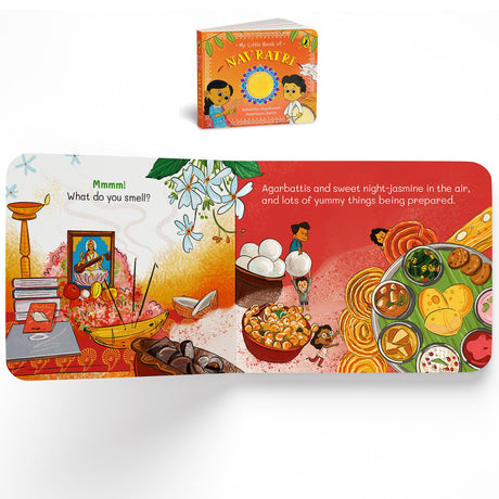 My Little Book of Festivals (Boxset) : Illustrated board books on the Indian festivals of Diwali, Holi and Navratri | Hindu mythology for kids age 3+ - Retail Maharaj