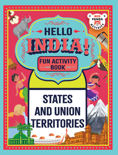 Hello India! A Fun India Activity Book: States And Union Territories - Retail Maharaj
