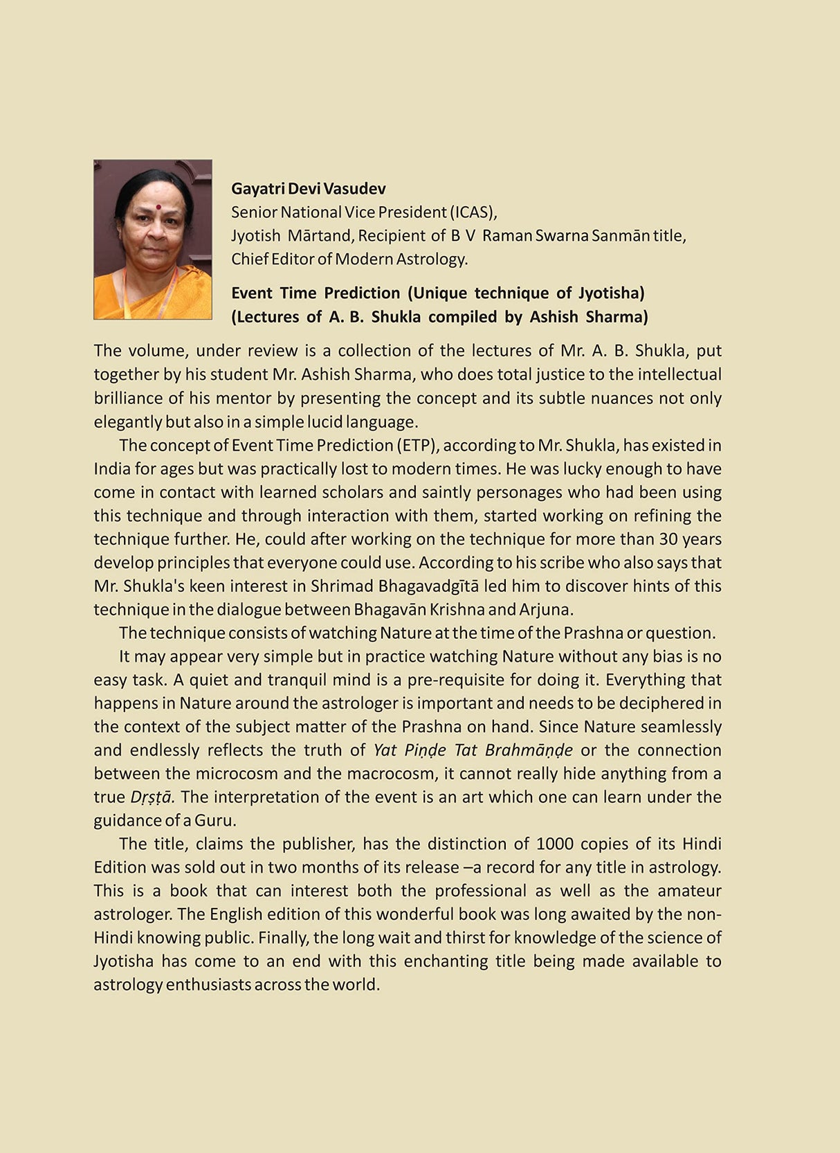 Event Time Prediction - Unique Technique of Jyotisha [English] By A B Shukla - Retail Maharaj