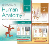 Textbook Of Human Anatomy With Color Atlas And Clinical Integration 2 Vol Set (Vol 3 Lower Limb & Vol 4 Abdomen And Pelvis) With Companion Workbook (Pb 2024)
