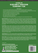 TEXTBOOK FOR BLOOD BANK & TRANSFUSION TECHNICIANS-1ST YEAR
