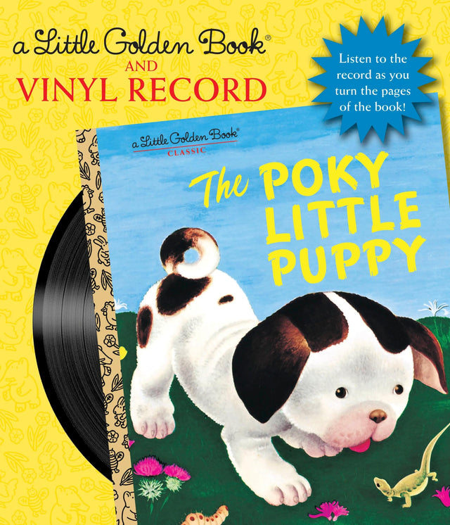 The Poky Little Puppy Book and Vinyl Record (Little Golden Book) - Retail Maharaj