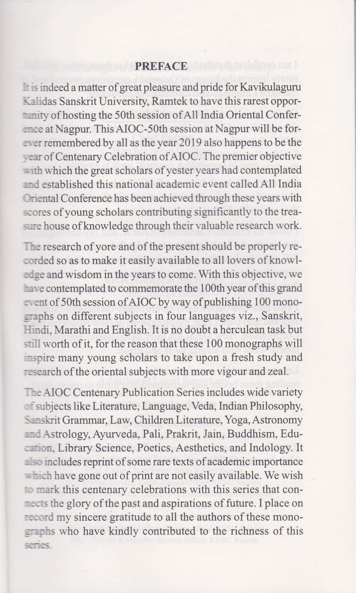 Grammatical Functions of the Sanskrit Praadi-S (Prepositions) AIOC Series -101 - Retail Maharaj