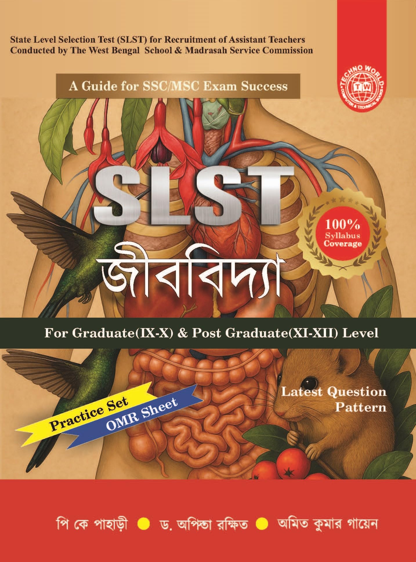 SLST Biology Practice Set with OMR Sheet (IX-X) & (XI-XII) Level 2025