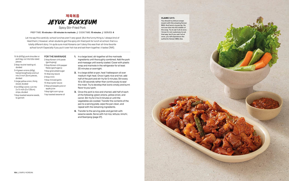 Simply Korean: Easy Recipes for Korean Favorites That Anyone Can Make