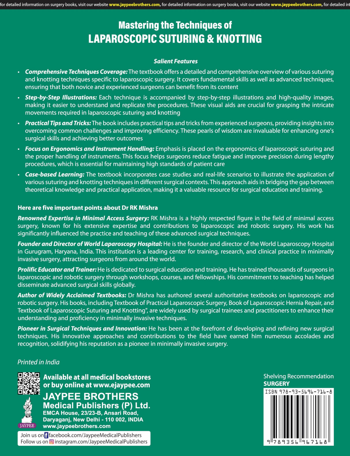 MASTERING THE TECHNIQUES OF LAPAROSCOPIC SUTURING & KNOTTING